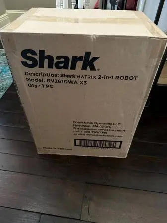 SHARK 2-IN-1 MATRIX MOP & VACUUM STILL IN THE BOX