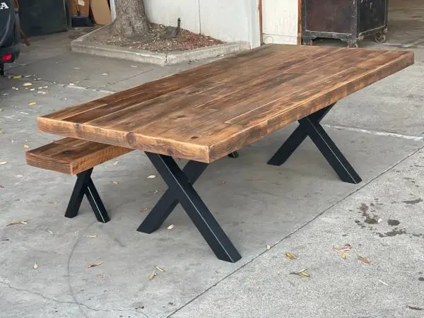 Rustic dining set