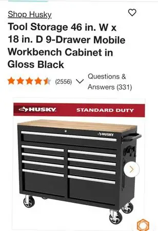 Husky tool chest