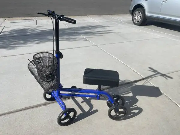 A knee scooter