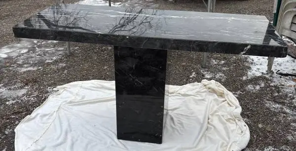 Vintage marble console table - Made in Italy