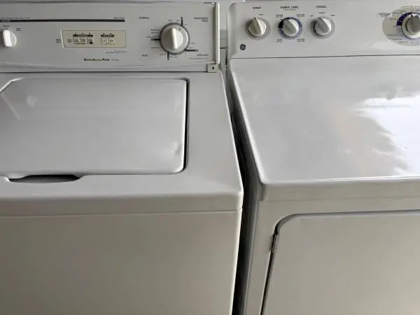 Washer and dryer   super capacity very nice.