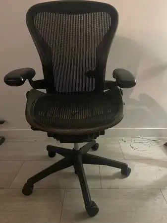 Authentic Herman Miller Aeron Chair - Fully Adjustable (Size B)