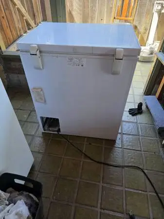 Deep freezer works well