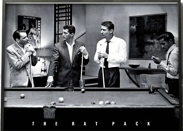 The Rat Pack Framed Picture 36x24
