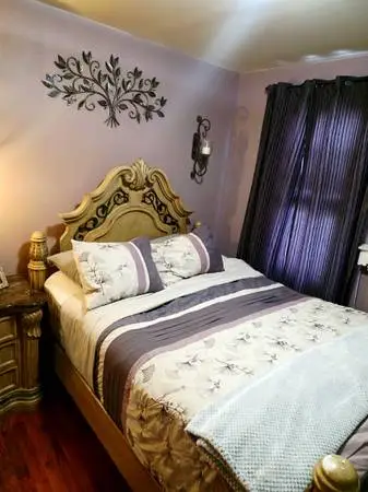 HIGH END QUALITY SOLID WOOD QUEEN BEDROOM SET GRANITE TOP