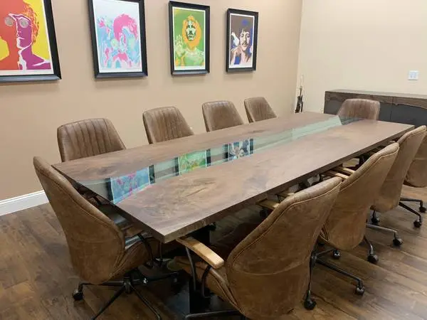Walnut dining table