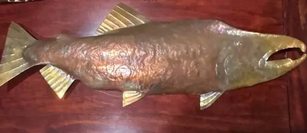 Salmon Copper Wall Decor made in Star, Idaho