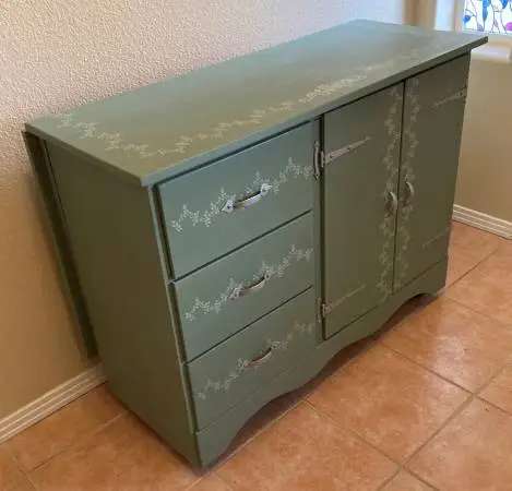 Vintage 1950’s Drop Leaf Cabinet