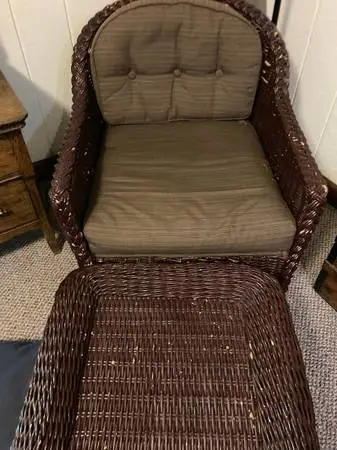 Bamboo chair & stool
