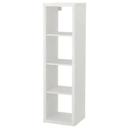 IKEA KALLAX 1x4 Shelf Unit – White