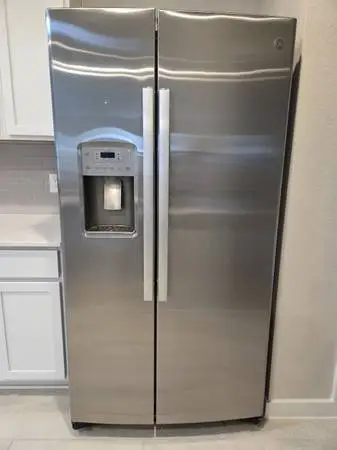 GE 25.1 Cu. Ft. Stainless Steel Side-By-Side Refrigerator