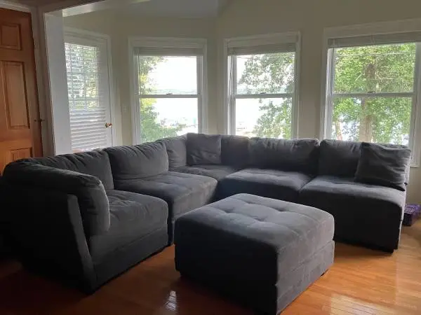 six piece sectional couch