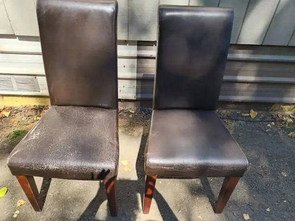 Two dining room chairs