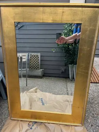 Gold framed mirror - Pottery Barn