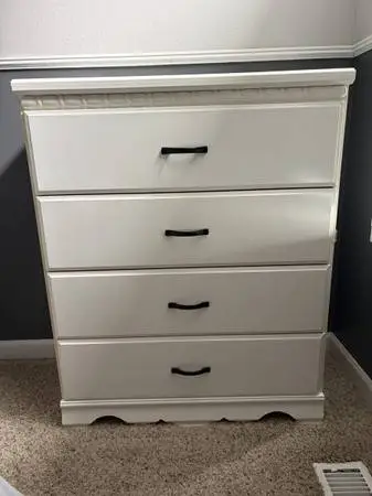 White dresser