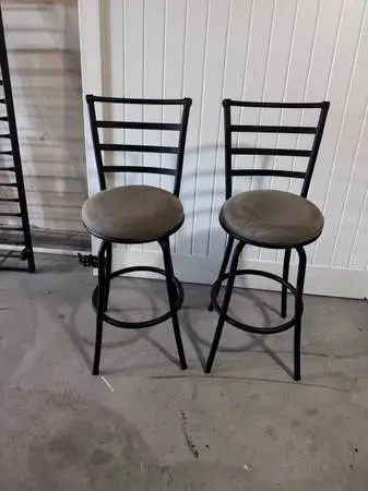 Two bar stools $20
