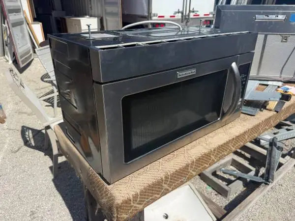 SS KitchenAid Over The Range Microwave Model # KHMS2040WSS-0 Used