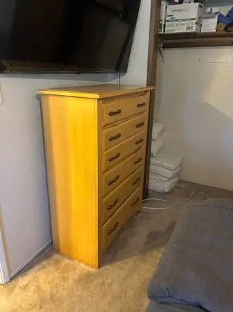 Light-colored Dresser