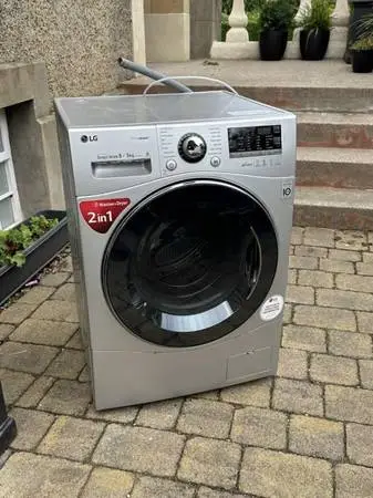 LG 8/5 KG Eco Hybrid Washer Dryer