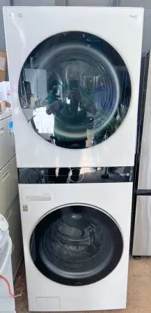 LG Front Load Washer Dryer Laundry Center Electric 240V WKE100HWA