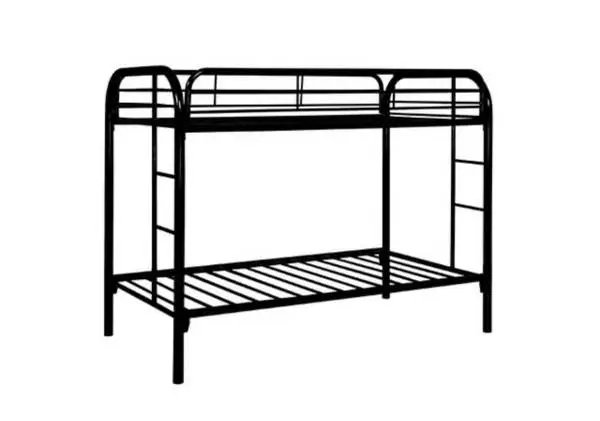 BRAND NEW METAL FULL/TWIN BUNK BED WITH PLUSH MATTRESS (FREE DELIVERY)