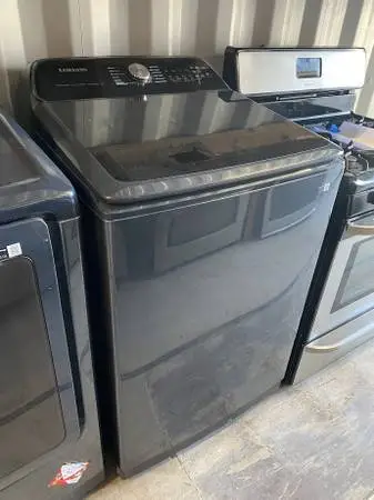 Navy Samsung Pet Care 5.4 Cu Ft Washer Model #WA54CG7150AD Used