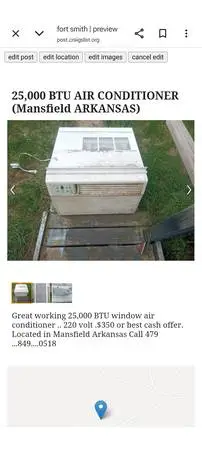 Keystone 25000 BTU WINDOW AIR CONDIONER