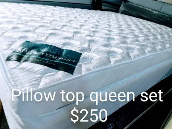 All day deals queen set $250 brand new free delivery same day