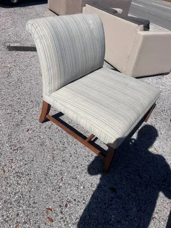 Chairs, Cloth Extra Wide Parsons Chairs