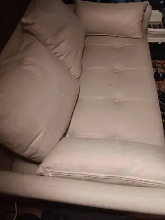 Medium sofa with folding storage