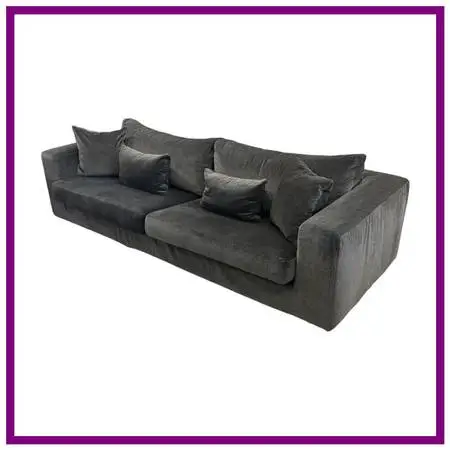 Limn Italia Charcoal Gray Sofa