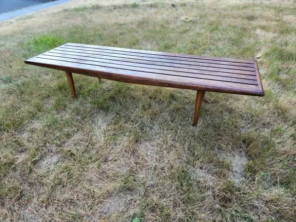 1962 Jugoslavia Slated Table/Bench