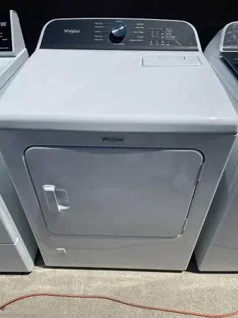 White whirlpool gas dryer