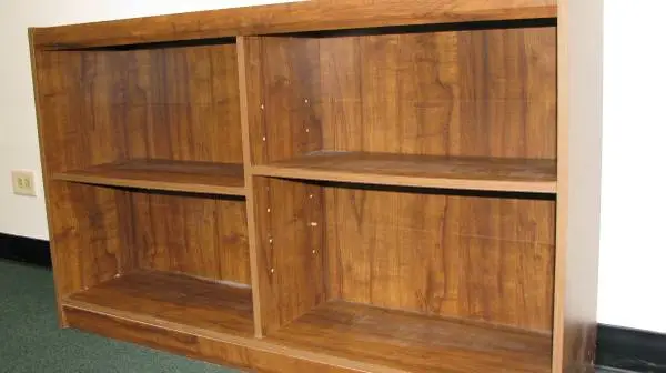 WOOD BOOKCASE - 4-Shelf Horizontal .....
