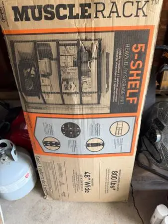 Heavy Duty shelving - new in box