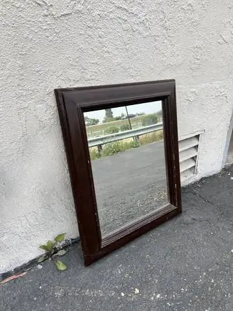 Floating SALE! Antique Walnut Framed Mirror