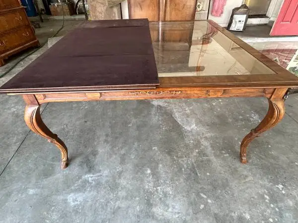 Moving sale  large dining set/Entertainment CR/ Armoire