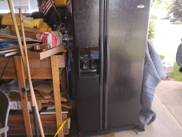 Whirlpool side by side fridge