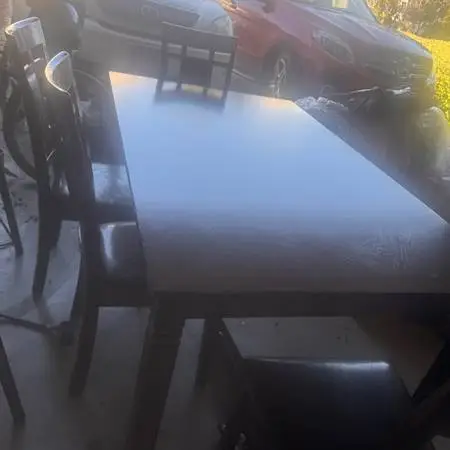 Dining table with chairs for sale