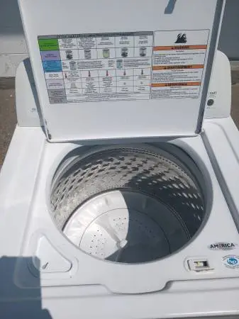 Amana washer white large compacity