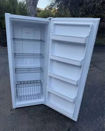 13 cubic upright freezer frost free garage ready (free local delivery)