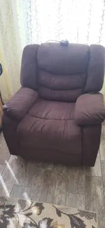 Microfiber recliner chair