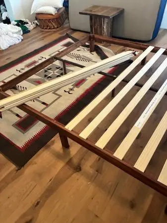 New condition king sized mattress and frame