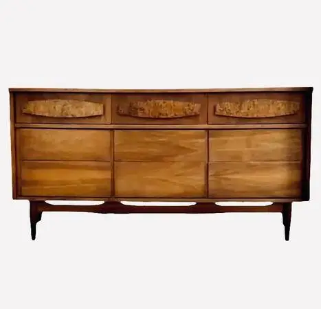 DIXIE Mid century Dresser / tall dresser/ king bed/ Mirror