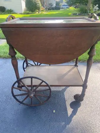 Antique tea cart