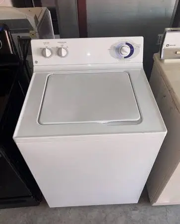 White GE Washer