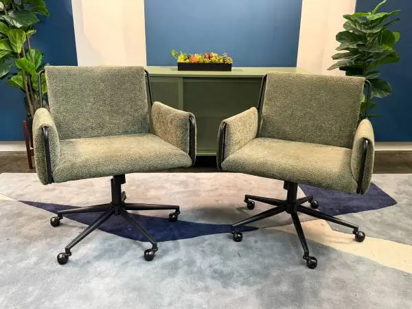 Upholstered Home Office Chair Swivel