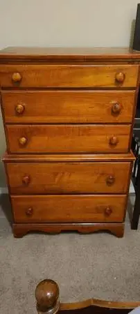 Wood Chest of Drawers