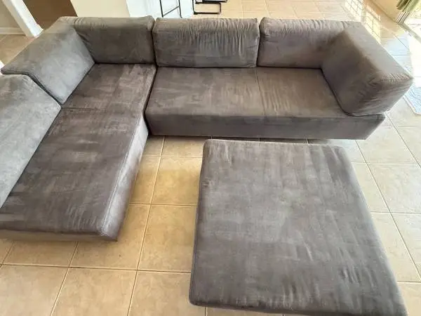 Beautiful Sectional + Ottoman